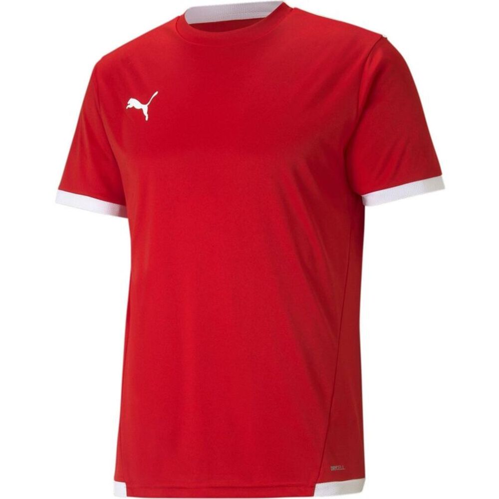 Puma Mens TeamLIGA Football Jersey / Red/White